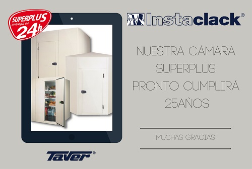 Before long we will celebrate 25 years of the Superplus, the modular Cold rooms from Taver 5